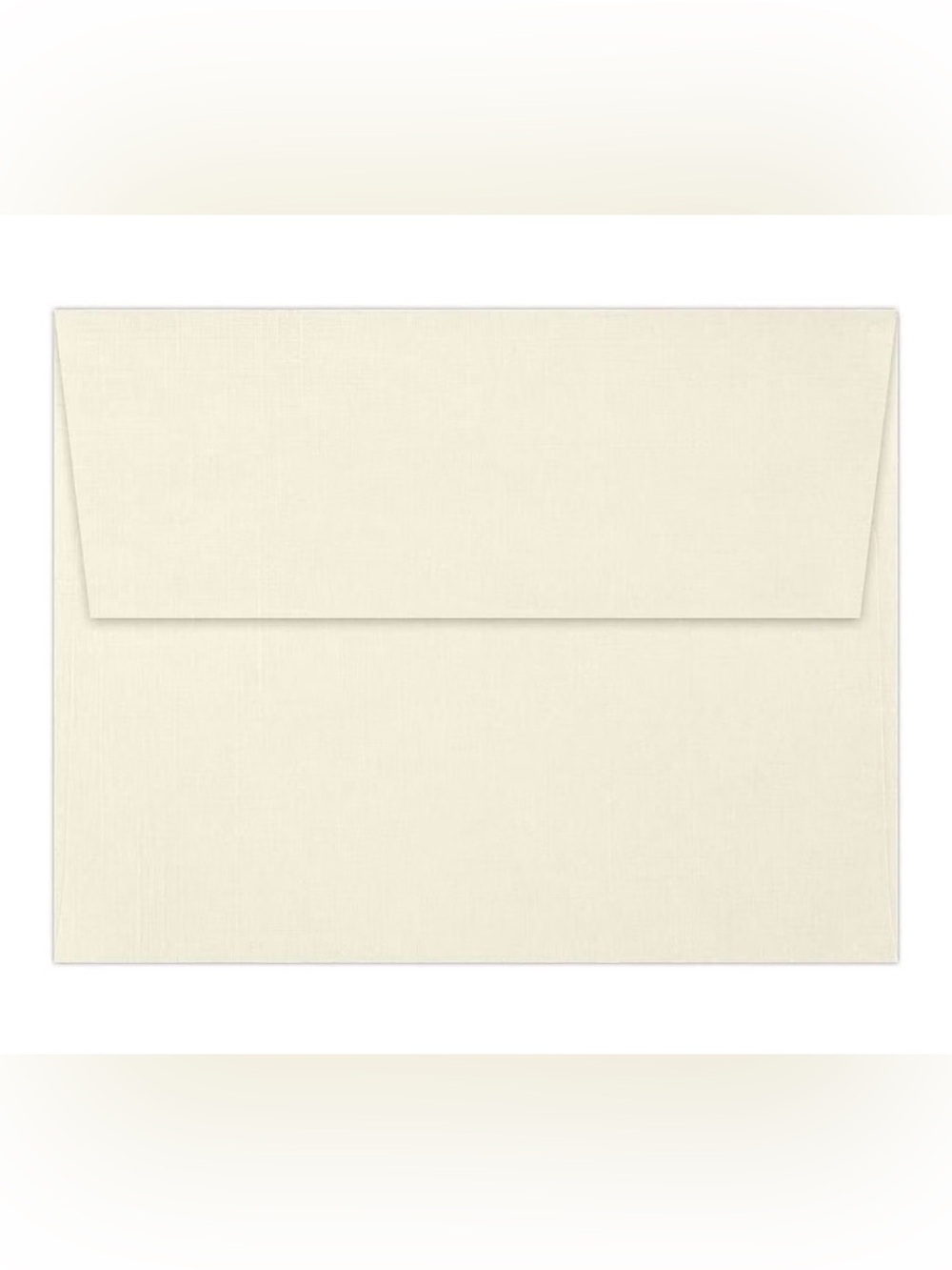 100 A7 Natural Linen Envelopes 5.25x7.25 Invitation Wedding